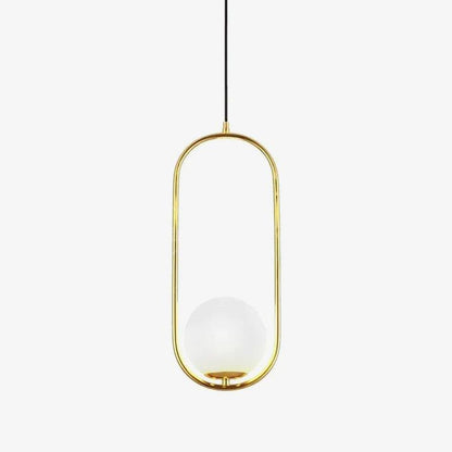 Mila Brass Droplight Pendant Swag Light