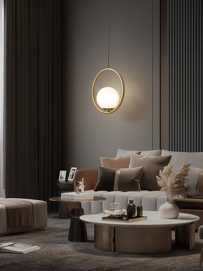 Mila Brass Houselight Pendant Light