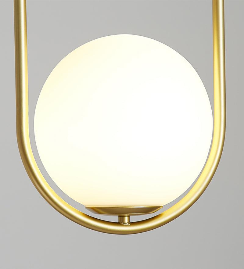 Mila Brass Droplight Pendant Swag Light