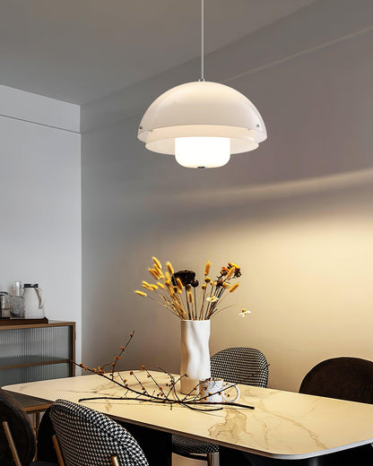 Milk White Layer Drop light Pendant Lamp