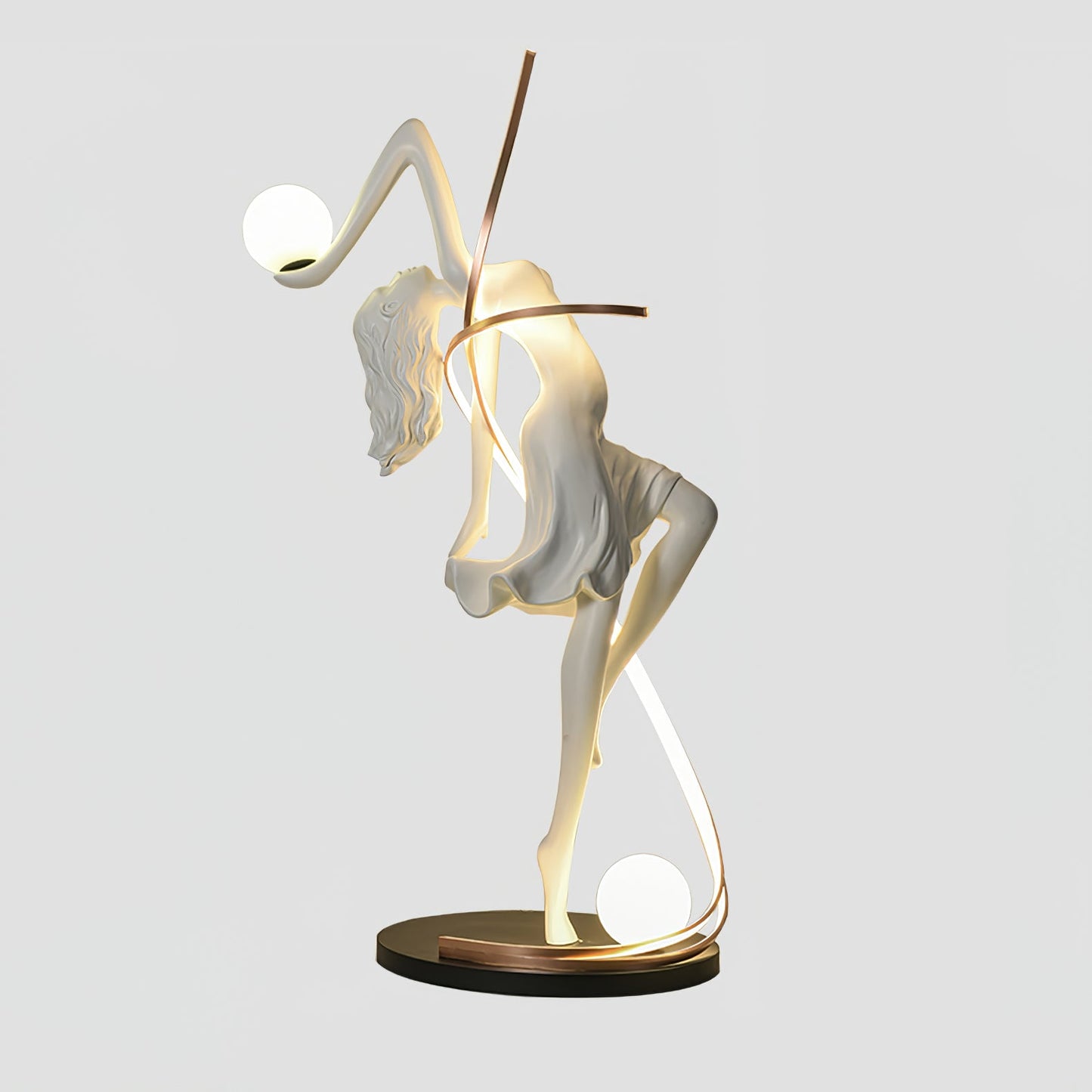 Misha Goddess Statue Standing Lamp Floor Lamp