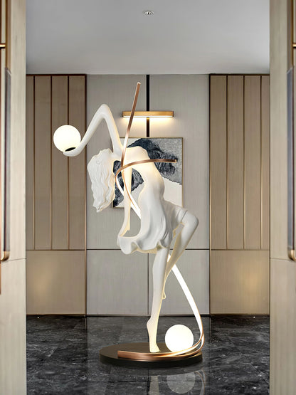 Misha Goddess Statue Standing Lamp Floor Lamp