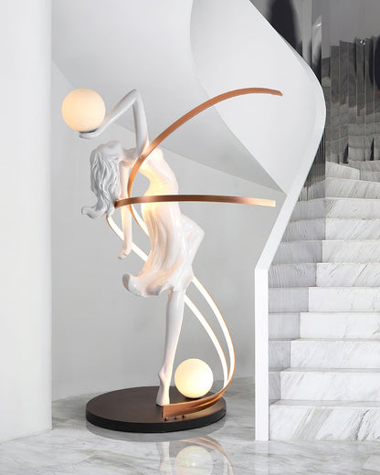 Misha Goddess Statue Standing Lamp Floor Lamp