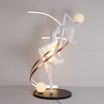 Misha Goddess Statue Standing Lamp Floor Lamp