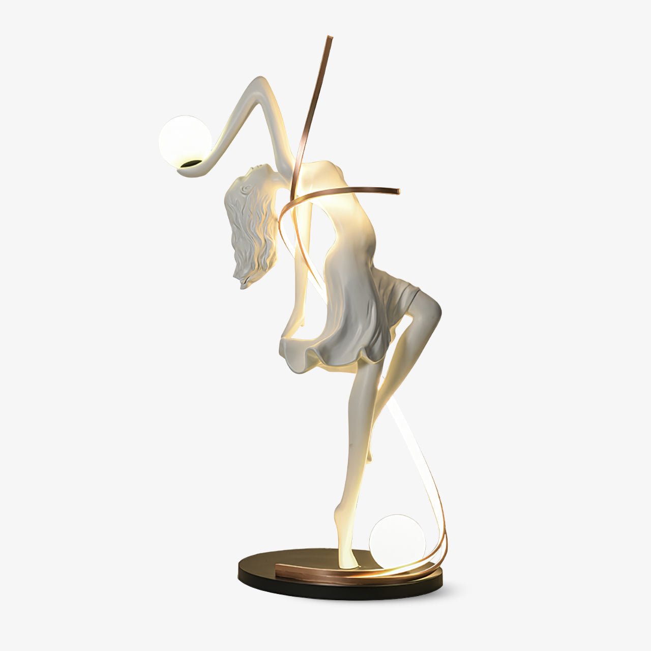 Misha Goddess Statue Standing Lamp Floor Lamp