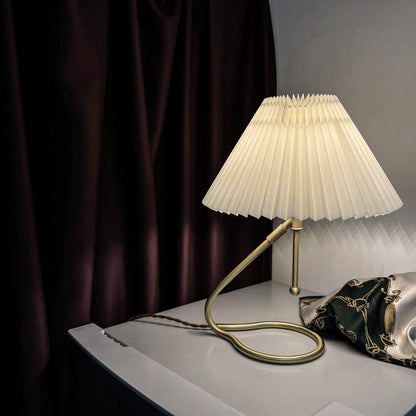 Levitate Pleated Bedside lamp Table Lamp