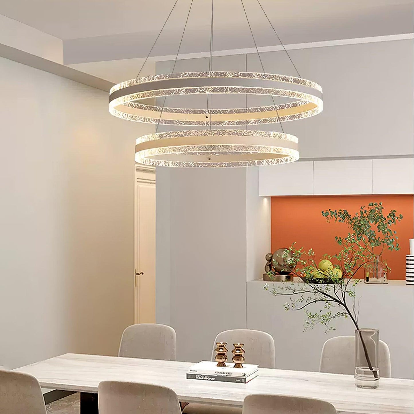 Modern Circle LED Electrolier Chandelier