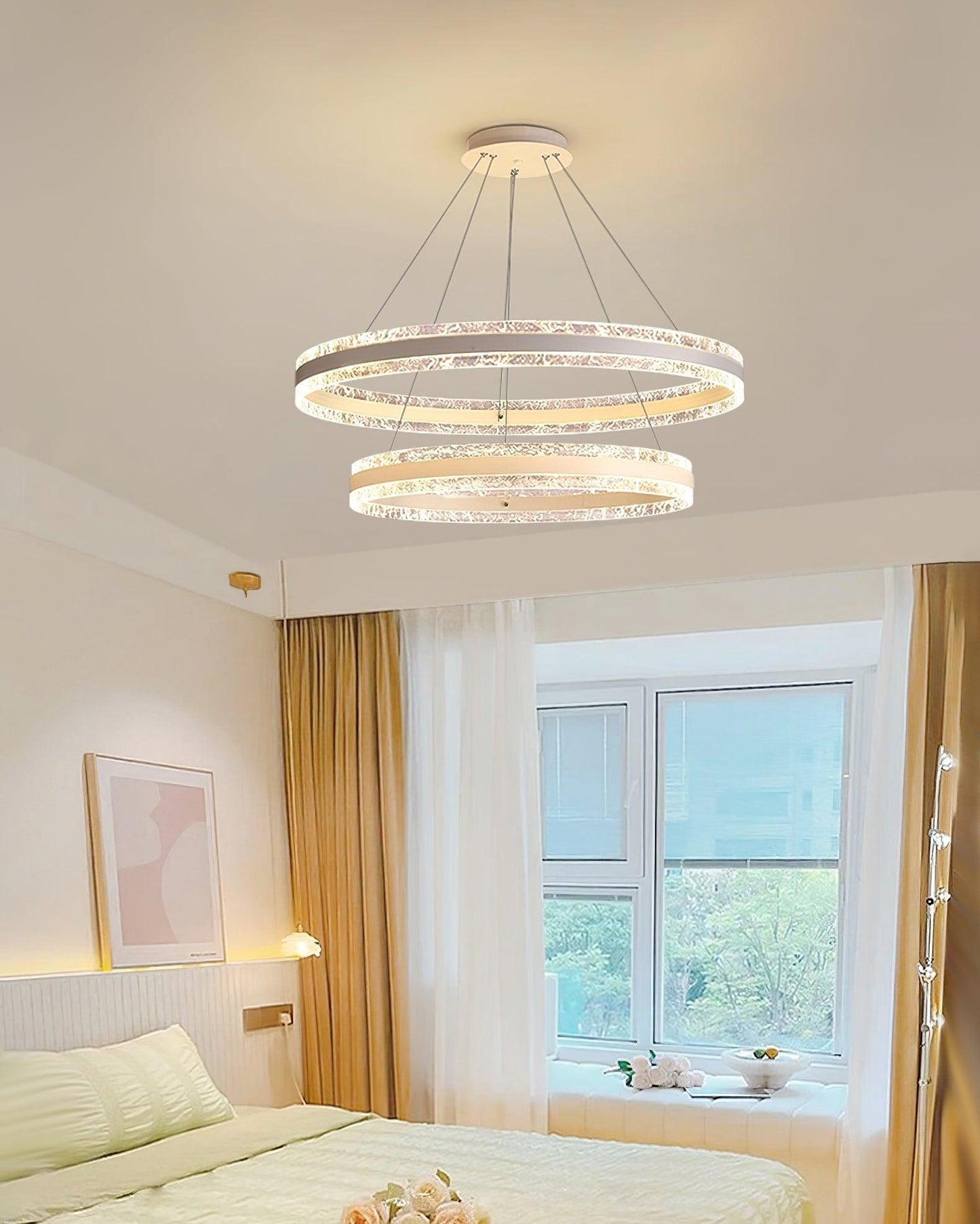 Modern Circle LED Electrolier Chandelier