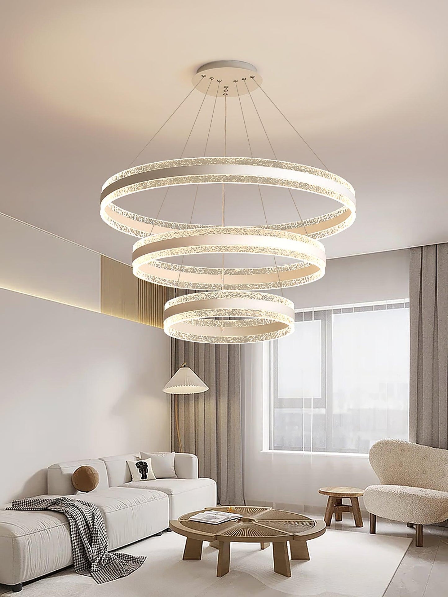 Modern Circle LED Electrolier Chandelier