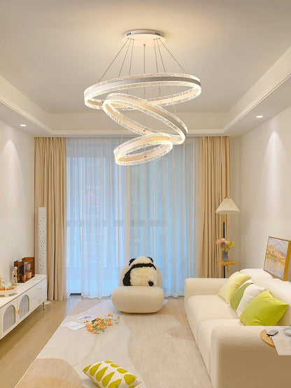 Modern Circle LED Electrolier Chandelier