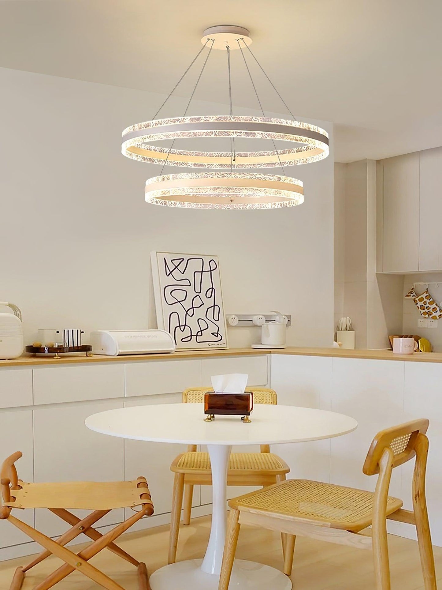 Modern Circle LED Electrolier Chandelier