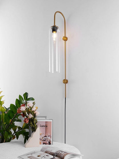 Modern Glass Plug-In Wall sconce Wall Lamp