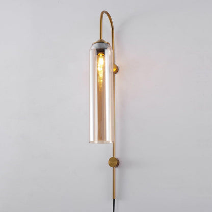 Modern Glass Plug-In Wall sconce Wall Lamp