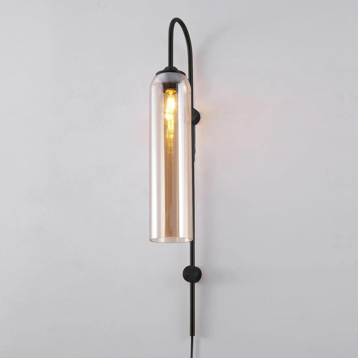 Modern Glass Plug-In Wall sconce Wall Lamp