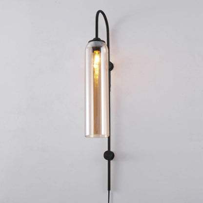 Modern Glass Plug-In Wall sconce Wall Lamp