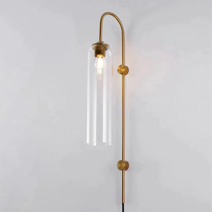 Modern Glass Plug-In Wall sconce Wall Lamp