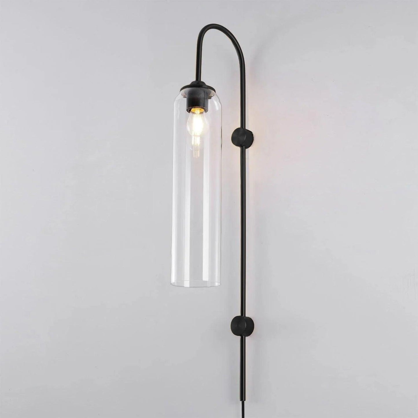 Modern Glass Plug-In Wall sconce Wall Lamp