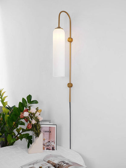 Modern Glass Plug-In Wall sconce Wall Lamp