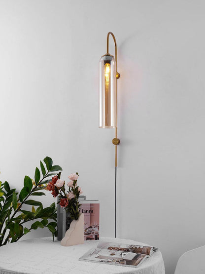 Modern Glass Plug-In Wall sconce Wall Lamp