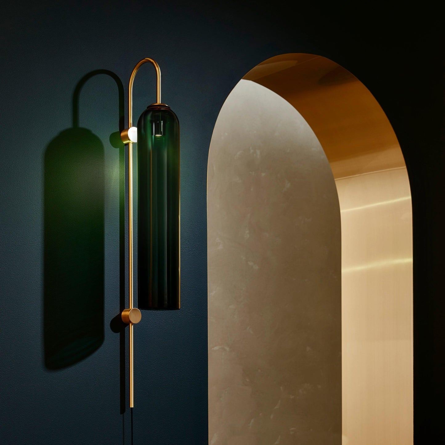 Modern Glass Plug-In Wall sconce Wall Lamp