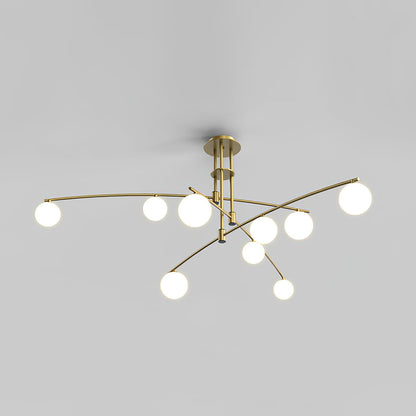 Modern Long Arm Ceiling fixture Chandelier