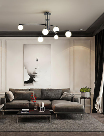 Modern Long Arm Ceiling fixture Chandelier