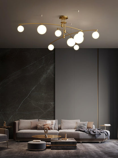 Modern Long Arm Ceiling fixture Chandelier