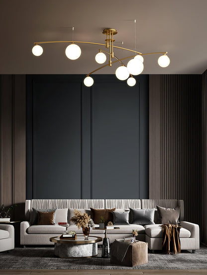 Modern Long Arm Ceiling fixture Chandelier