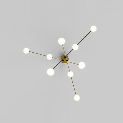 Modern Long Arm Ceiling fixture Chandelier