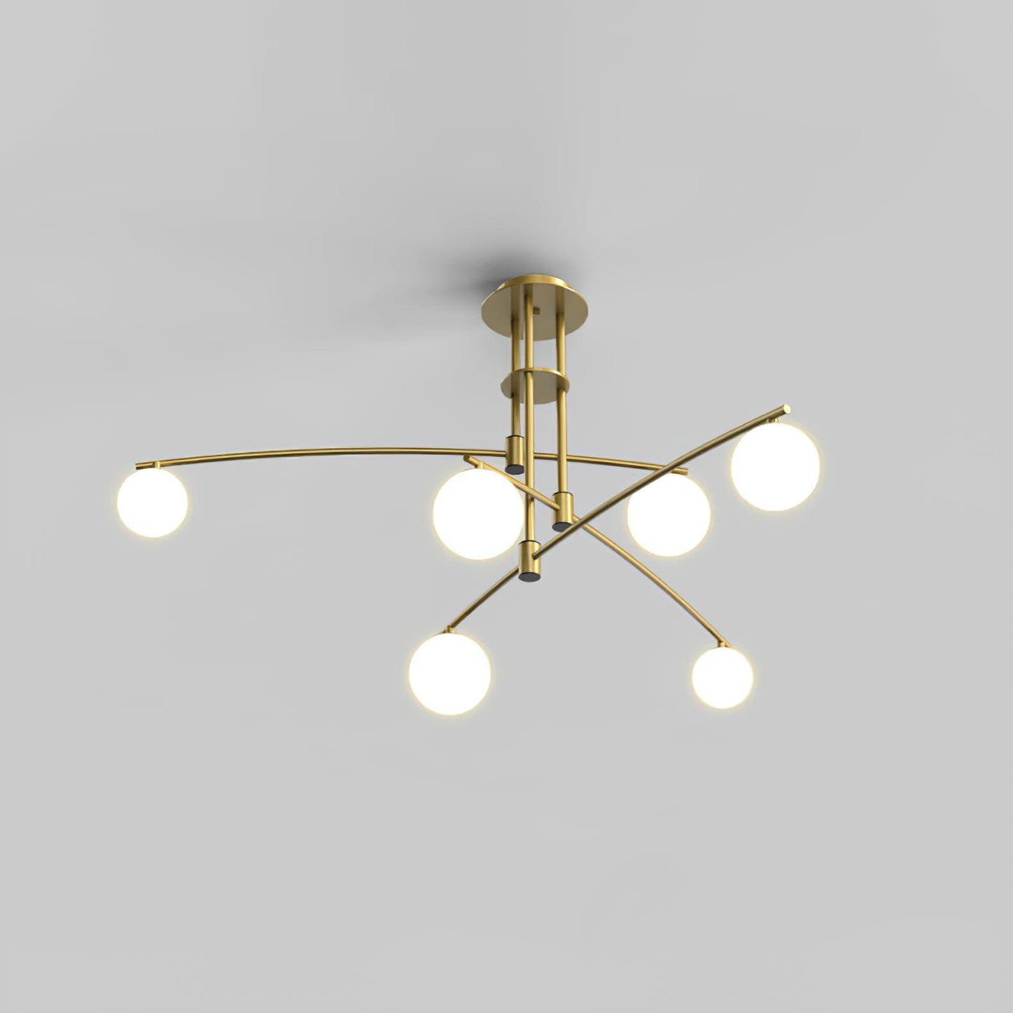 Modern Long Arm Ceiling fixture Chandelier