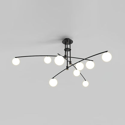 Modern Long Arm Ceiling fixture Chandelier