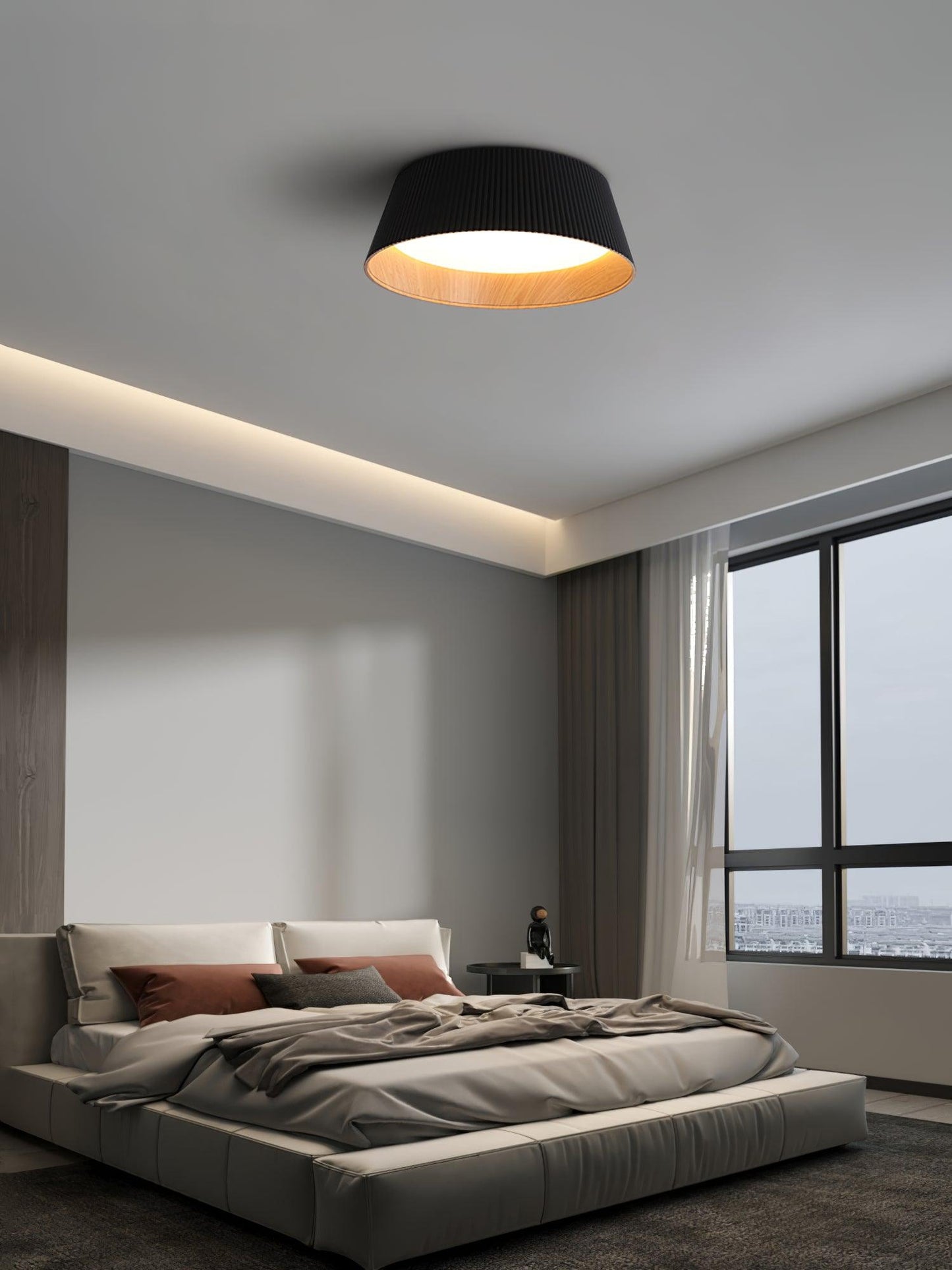 Modern Ribbed Ceiling light Ceiling Light