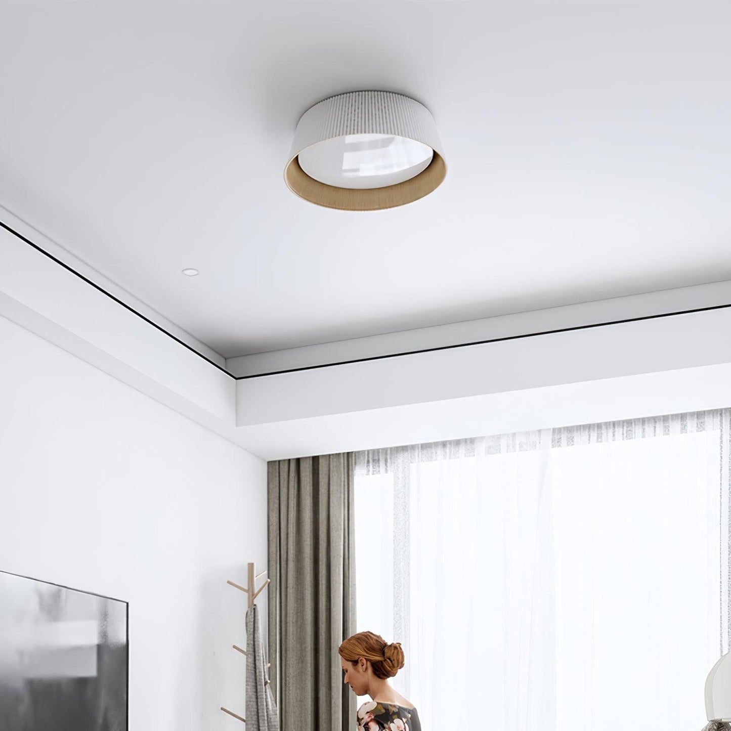 Modern Ribbed Ceiling light Ceiling Light