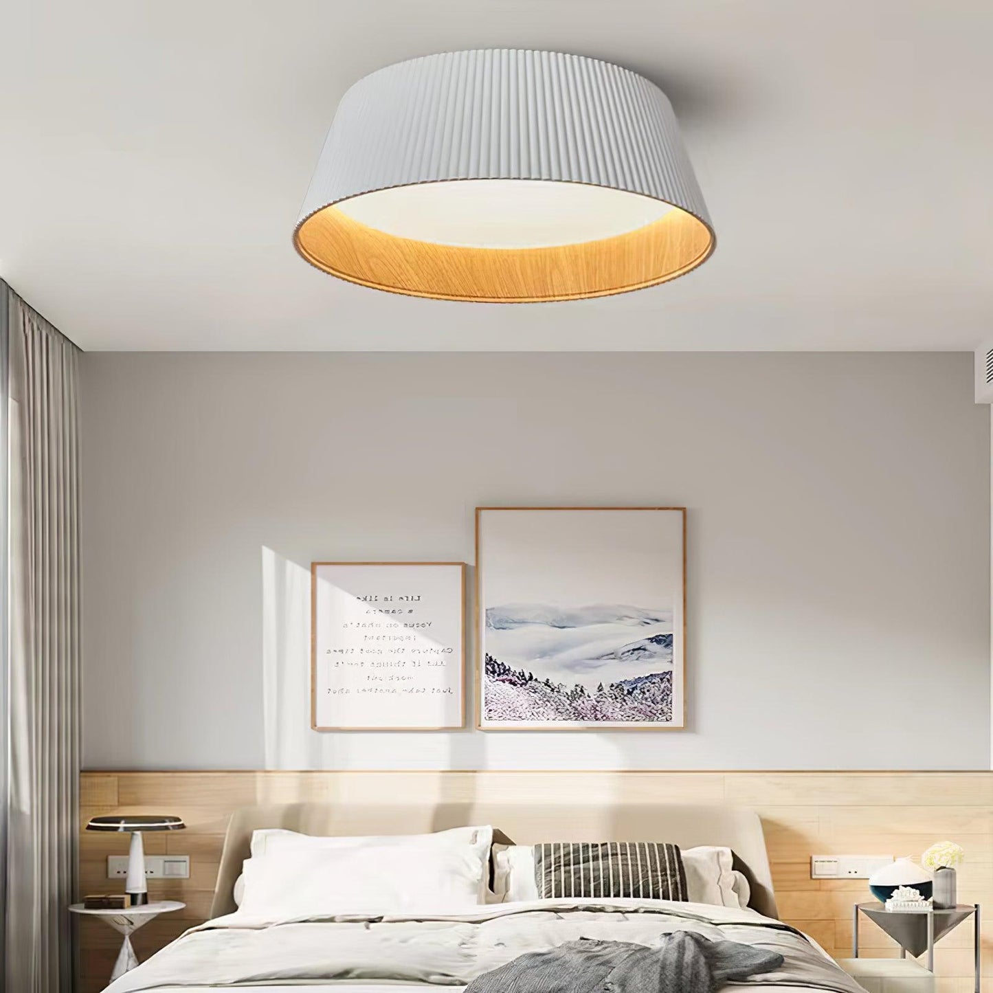 Modern Ribbed Ceiling light Ceiling Light