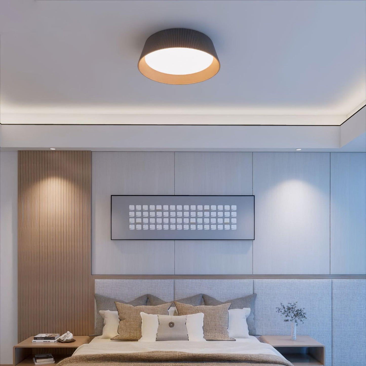 Modern Ribbed Ceiling light Ceiling Light