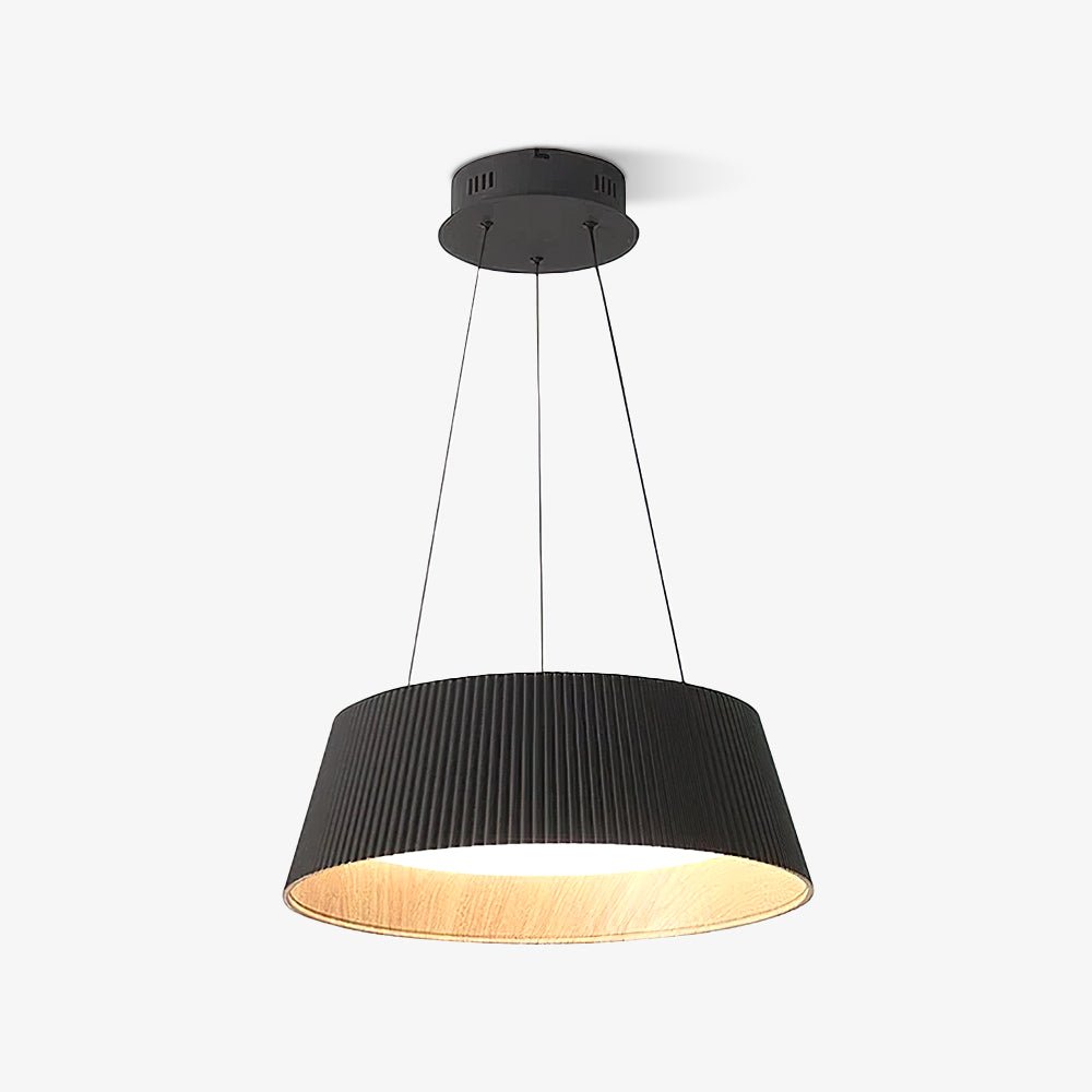 Modern Ribbed Droplight Pendant Light