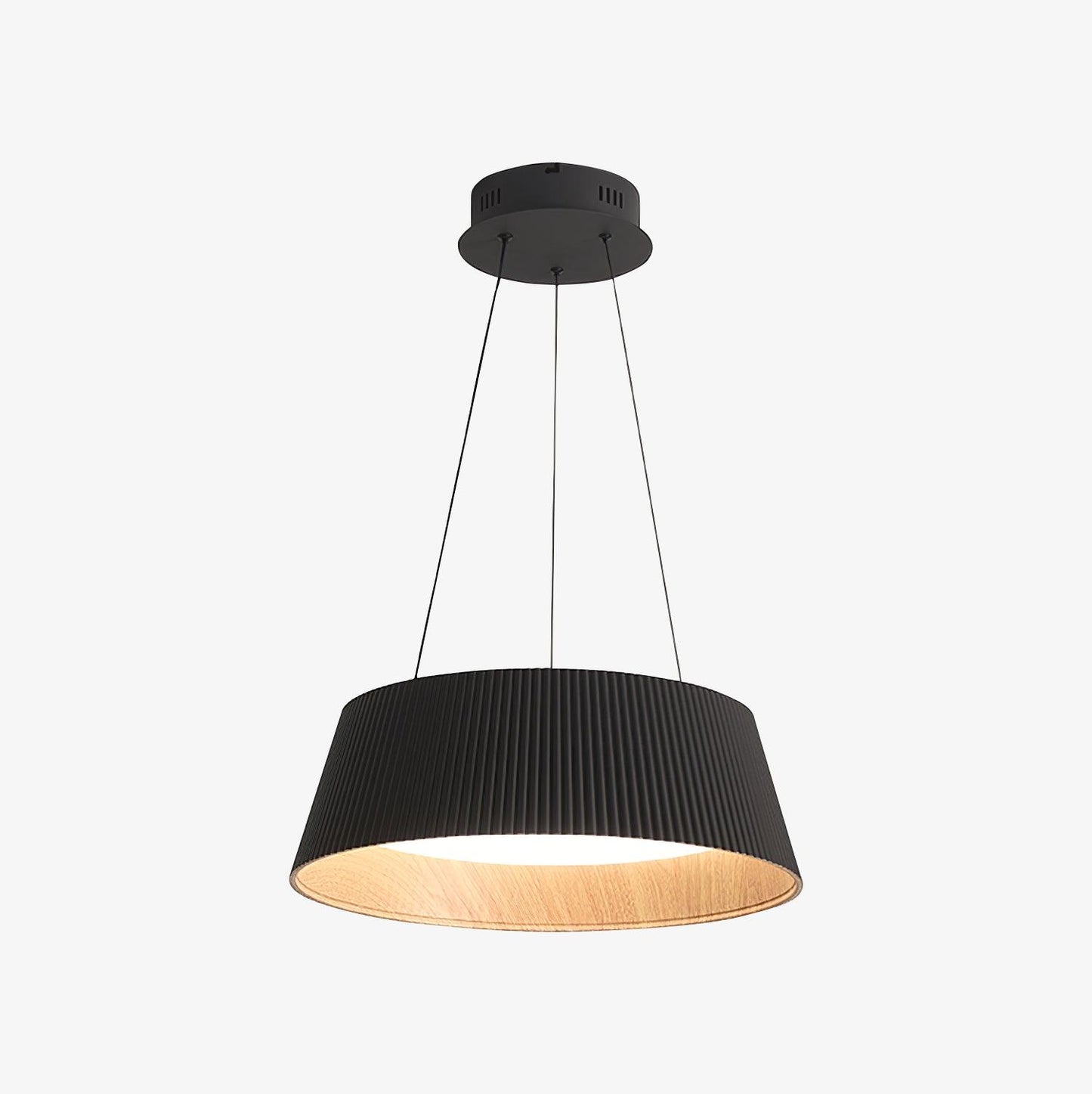 Modern Ribbed Droplight Pendant Light