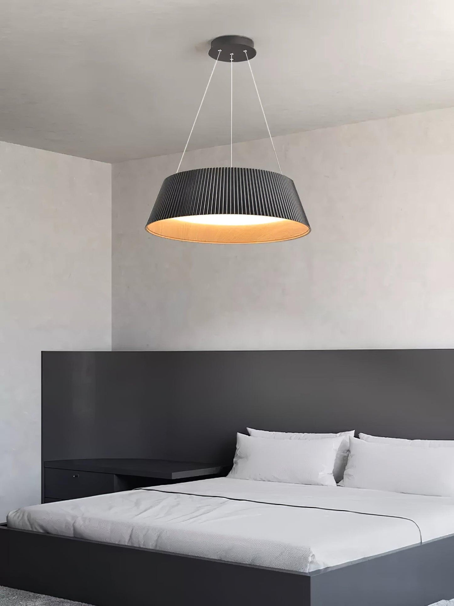 Modern Ribbed Droplight Pendant Light