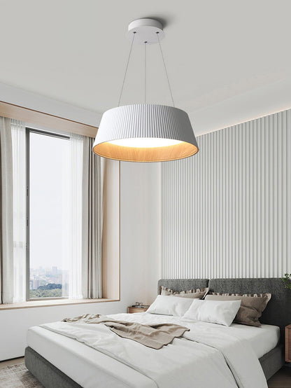 Modern Ribbed Droplight Pendant Light