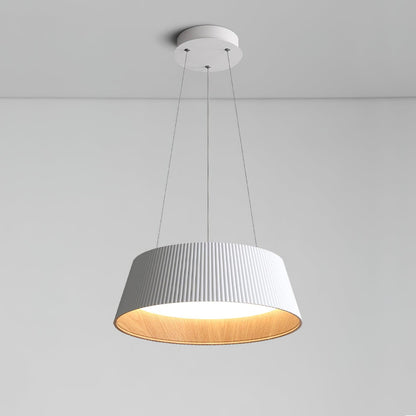 Modern Ribbed Droplight Pendant Light