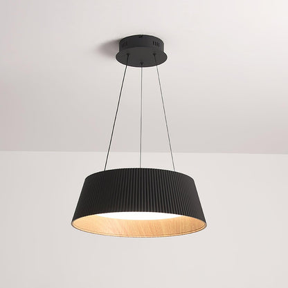 Modern Ribbed Droplight Pendant Light