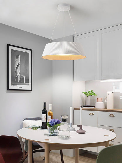 Modern Ribbed Droplight Pendant Light