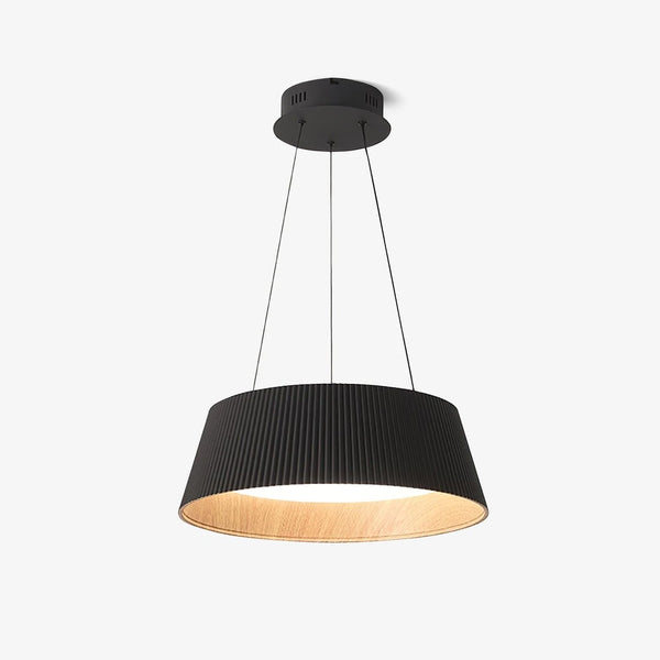 Modern Ribbed Droplight Pendant Light