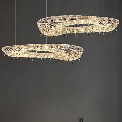 Modern Round Crystal Ceiling fixture Chandelier