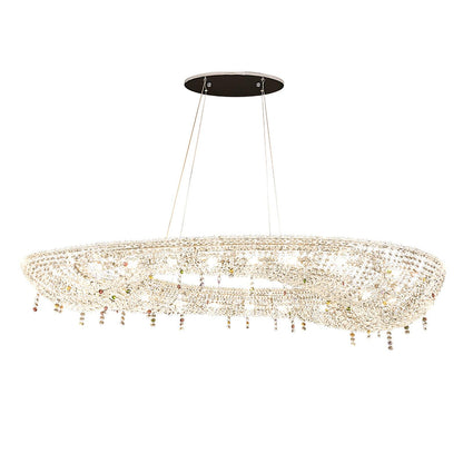 Modern Round Crystal Ceiling fixture Chandelier