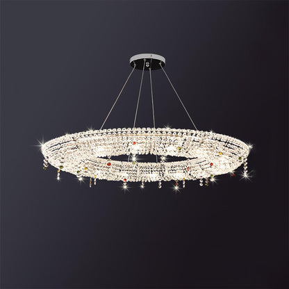 Modern Round Crystal Ceiling fixture Chandelier