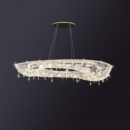 Modern Round Crystal Ceiling fixture Chandelier