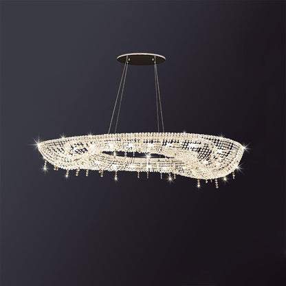 Modern Round Crystal Ceiling fixture Chandelier