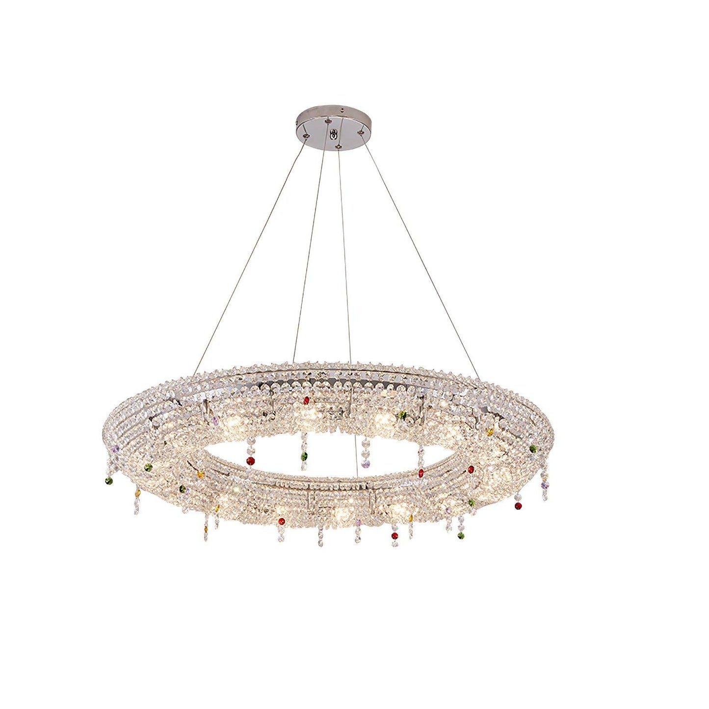 Modern Round Crystal Ceiling fixture Chandelier