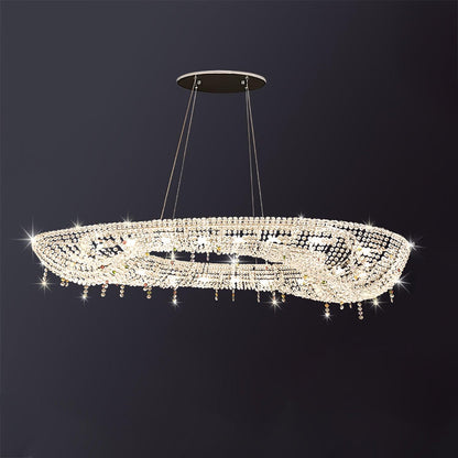 Modern Round Crystal Ceiling fixture Chandelier